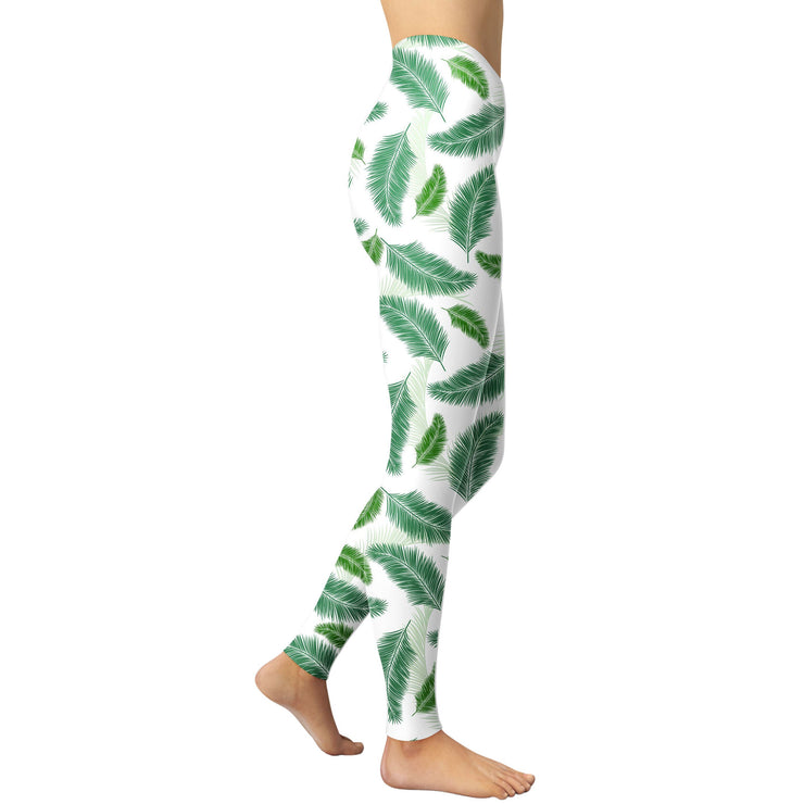 Lush Leaf Yoga Leggings