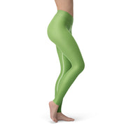 Natural Green Essential Yoga Leggings