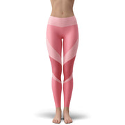 Blush Pink Heart Shapewear Yoga Leggings