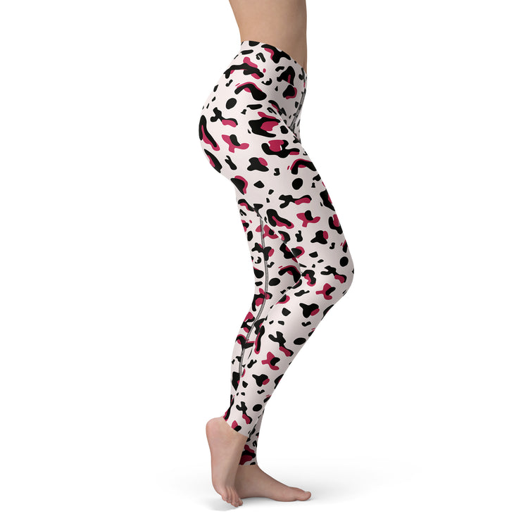 Berry Cheetah Yoga Leggings