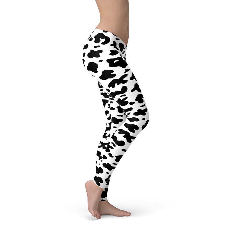 Black & White Animal Print Leggings