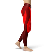 Red Heart Shapewear Yoga Leggings
