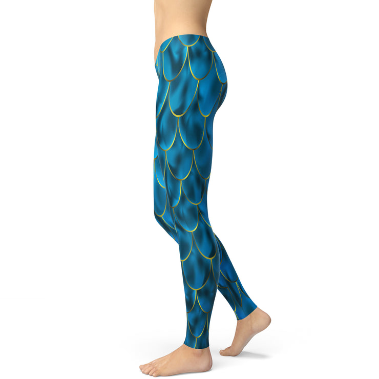 Mermaid Pattern Leggings