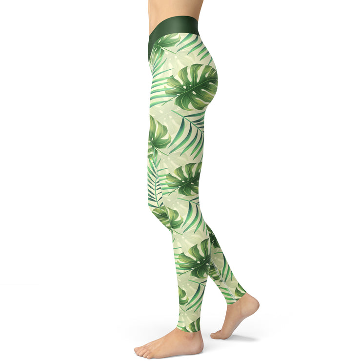 Nature Leaf Yoga Leggings