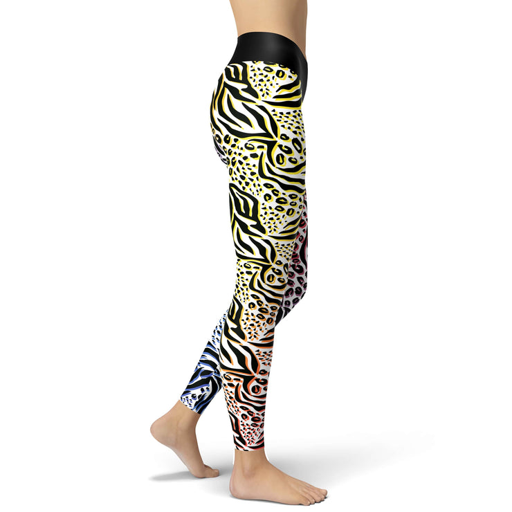 Wild Side Animal Print Yoga Leggings