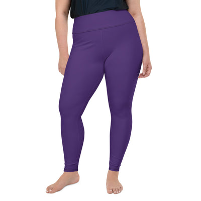 Purple Plus Size Leggings | Yoga Pants | Activewear | Lily Mist