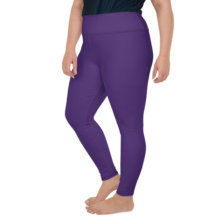 Purple Plus Size Leggings | Yoga Pants | Activewear | Lily Mist