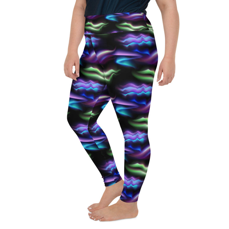 Aurora Plus Size Leggings | Yoga Pants | Activewear | Lily Mist