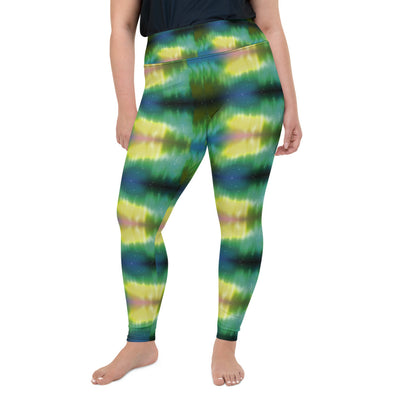Northern Lights Plus Size Leggings | Yoga Pants | Activewear | Lily Mist