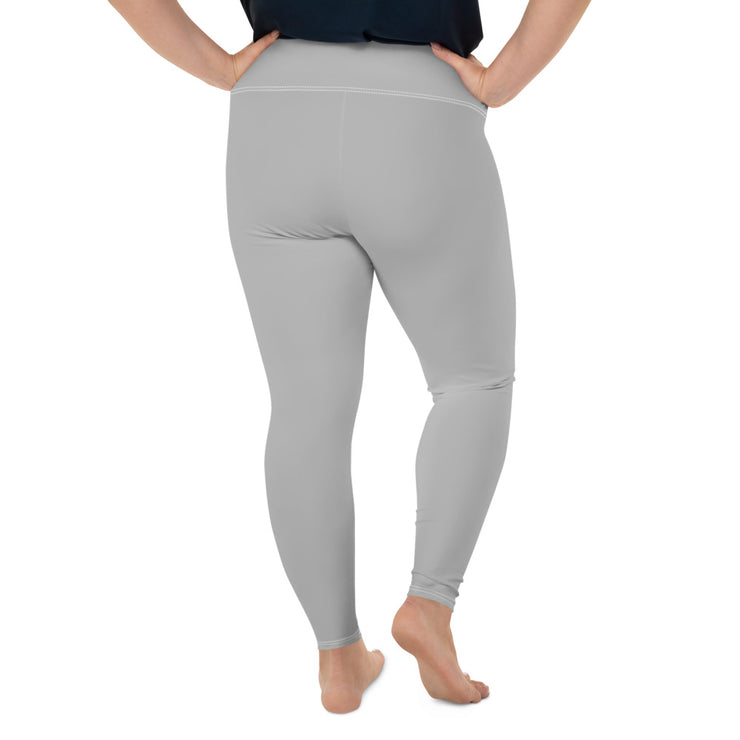 Grey Plus Size Leggings | Yoga Pants | Activewear | Lily Mist