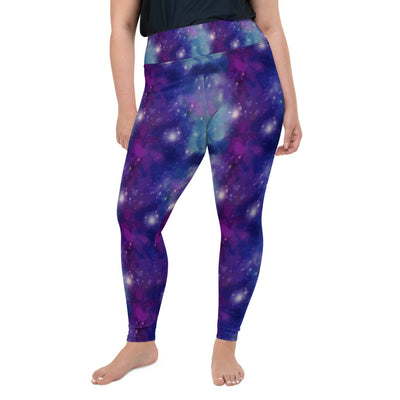 Night Sky Plus Size Leggings | Yoga Pants | Activewear | Lily Mist