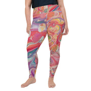 Pink Planet Plus Size Leggings | Yoga Pants | Activewear | Lily Mist