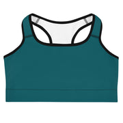 Petrol Blue Sports Bra | Yoga Wear | Activewear | Lily Mist