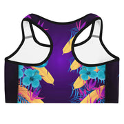 Tropical Lily Sports Bra | Yoga Wear | Activewear | Lily Mist