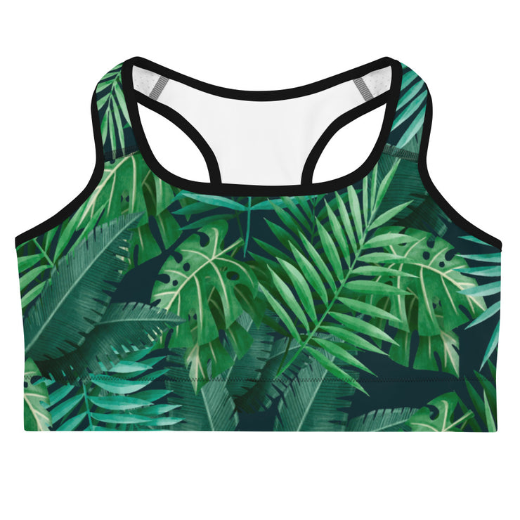 Palm Leaf Sports Bra | Yoga Wear | Activewear | Lily Mist