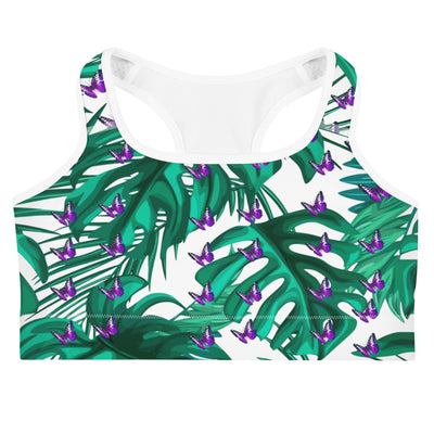 Butterfly Leaf Sports bra | Yoga Wear | Activewear | Lily Mist