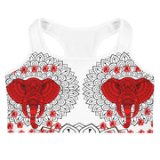 Red Elephant Sports Bra | Yoga Wear | Activewear | Lily Mist