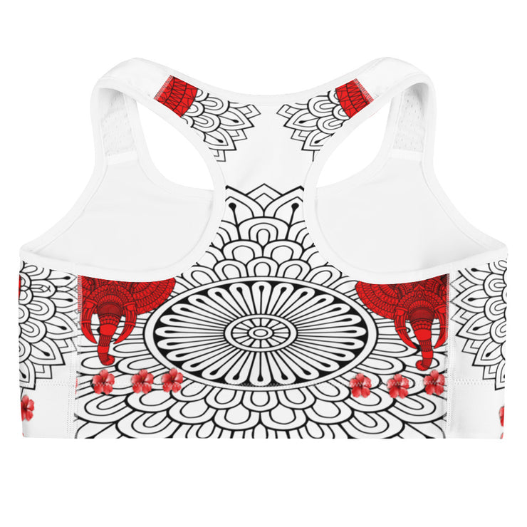 Red Elephant Sports Bra | Yoga Wear | Activewear | Lily Mist