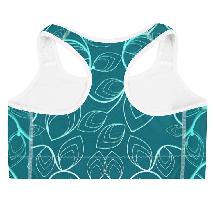 Green Dolphin Sports Bra | Yoga Wear | Activewear | Lily Mist