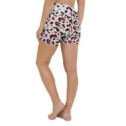 Berry Cheetah Yoga Shorts