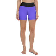 Bright Purple Yoga Shorts